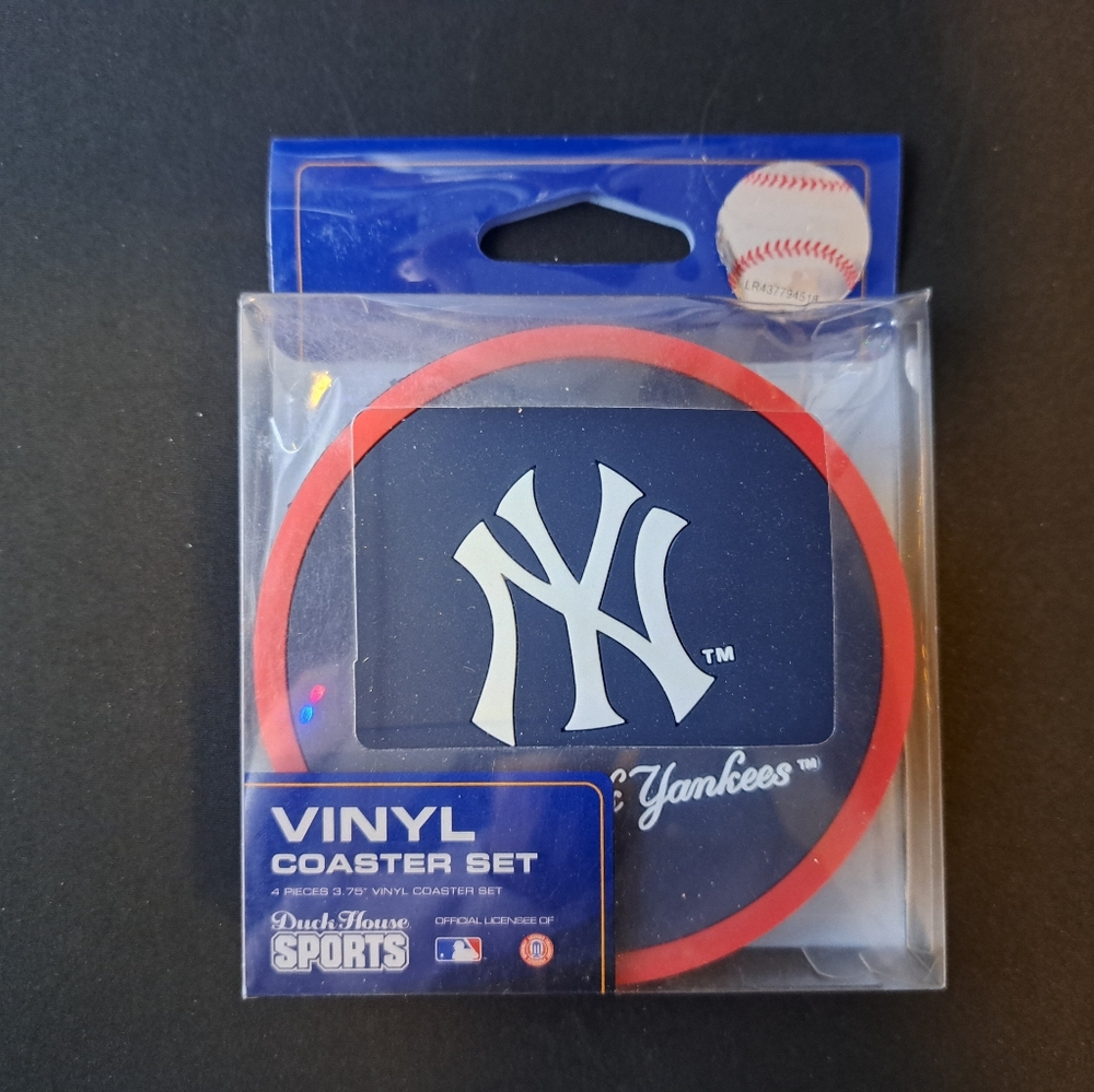 New York Yankees Coaters Set of 4 NEW